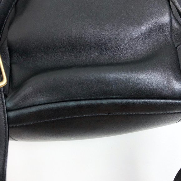 COACH vintage black leather legacy backpack main image 5